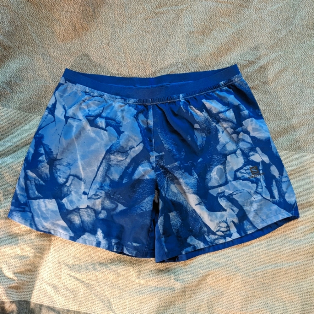 Salomon Cross 5" shorts, medium (fit like a small)
